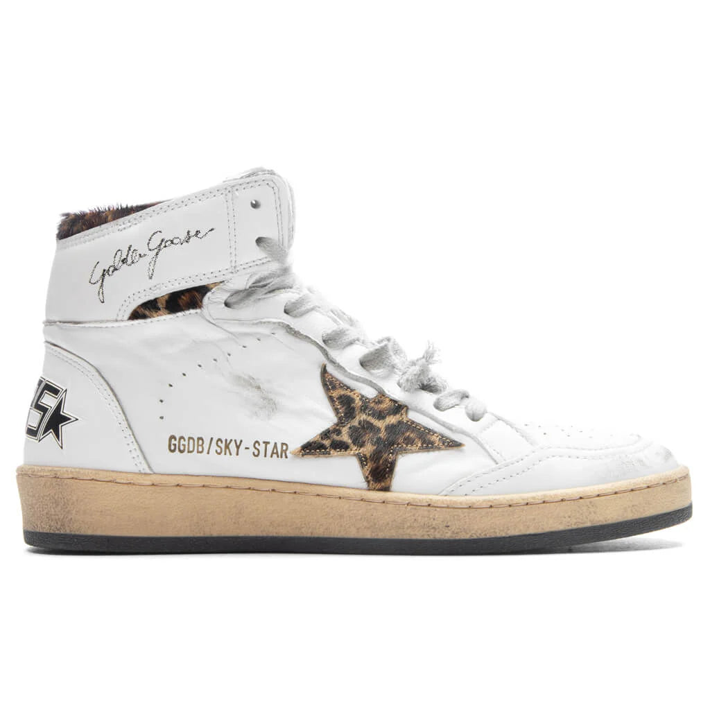 Womens Sky Star Star and Ankle White Beige