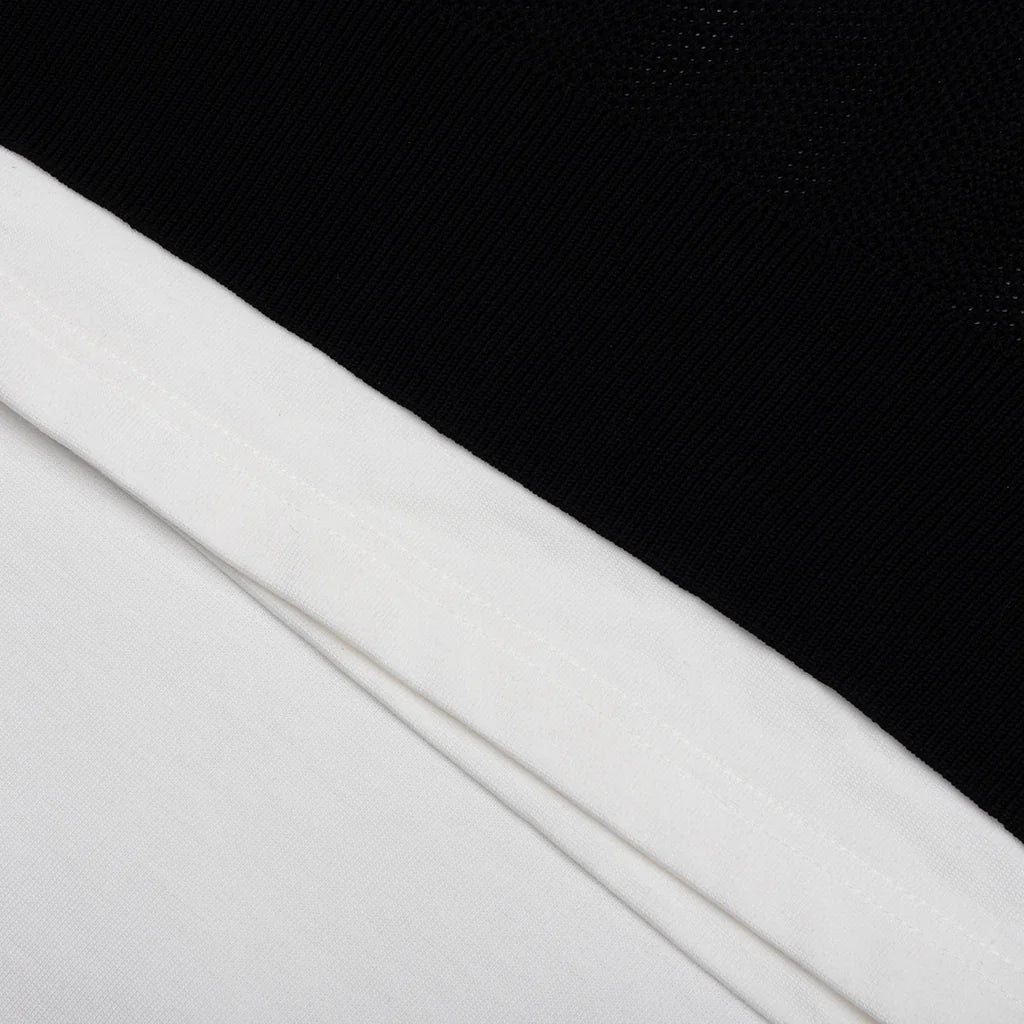 Cotton Jersey x Polyester T Shirt White