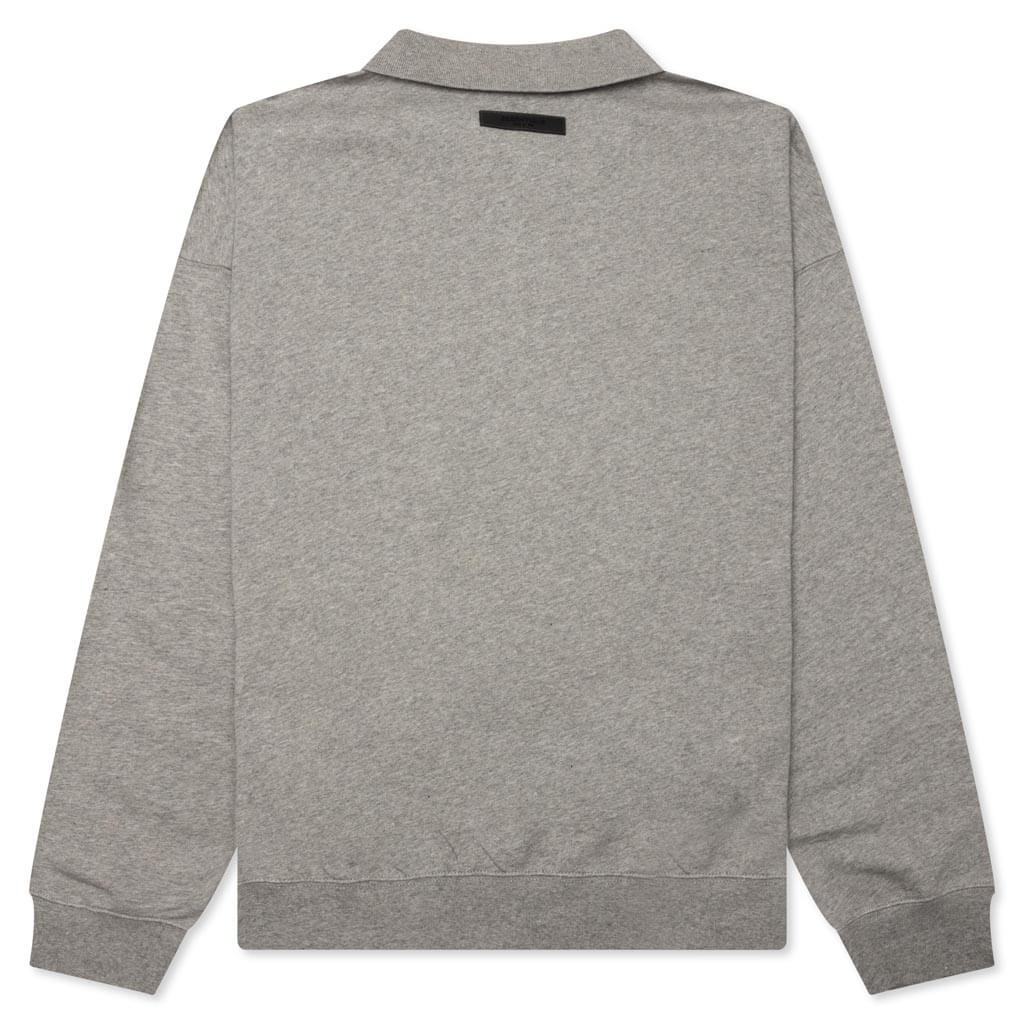 L S Polo Dark Oatmeal