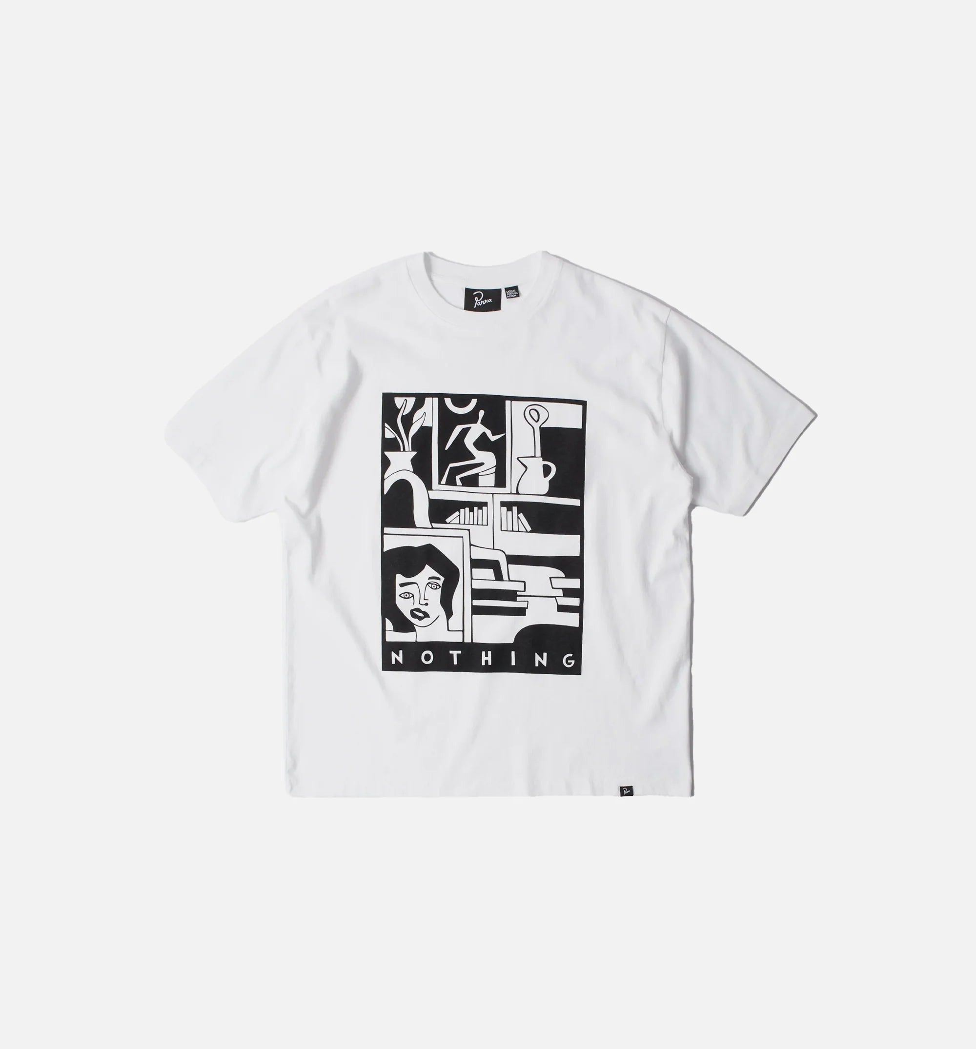 Our House Mens Short Sleeve Shirt White