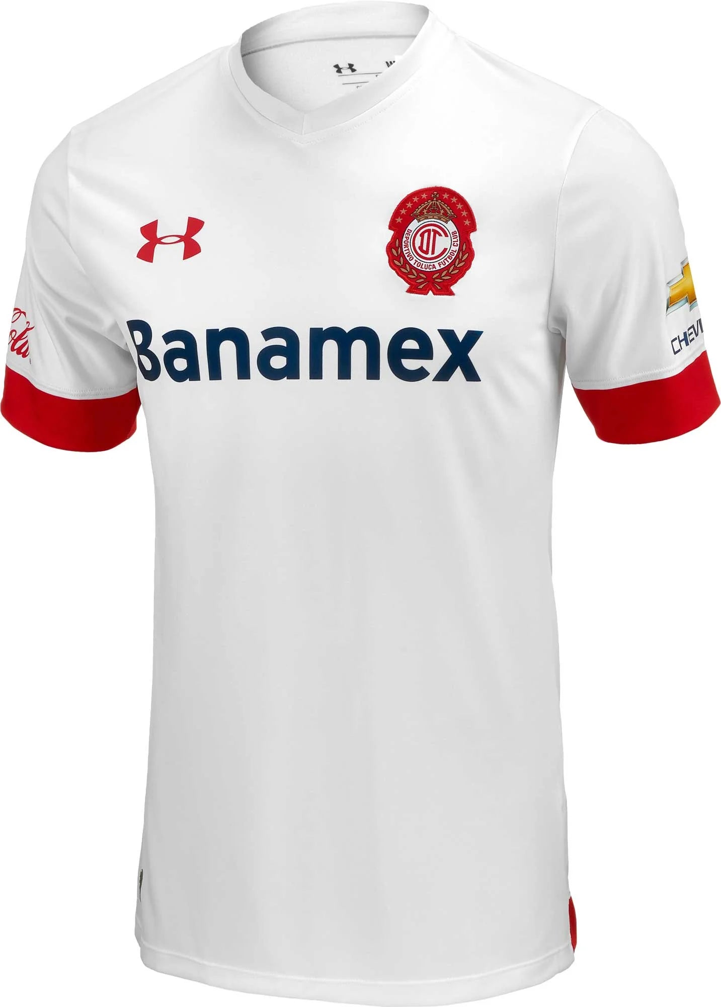 Under Armour Toluca Away Jersey 15 White Red