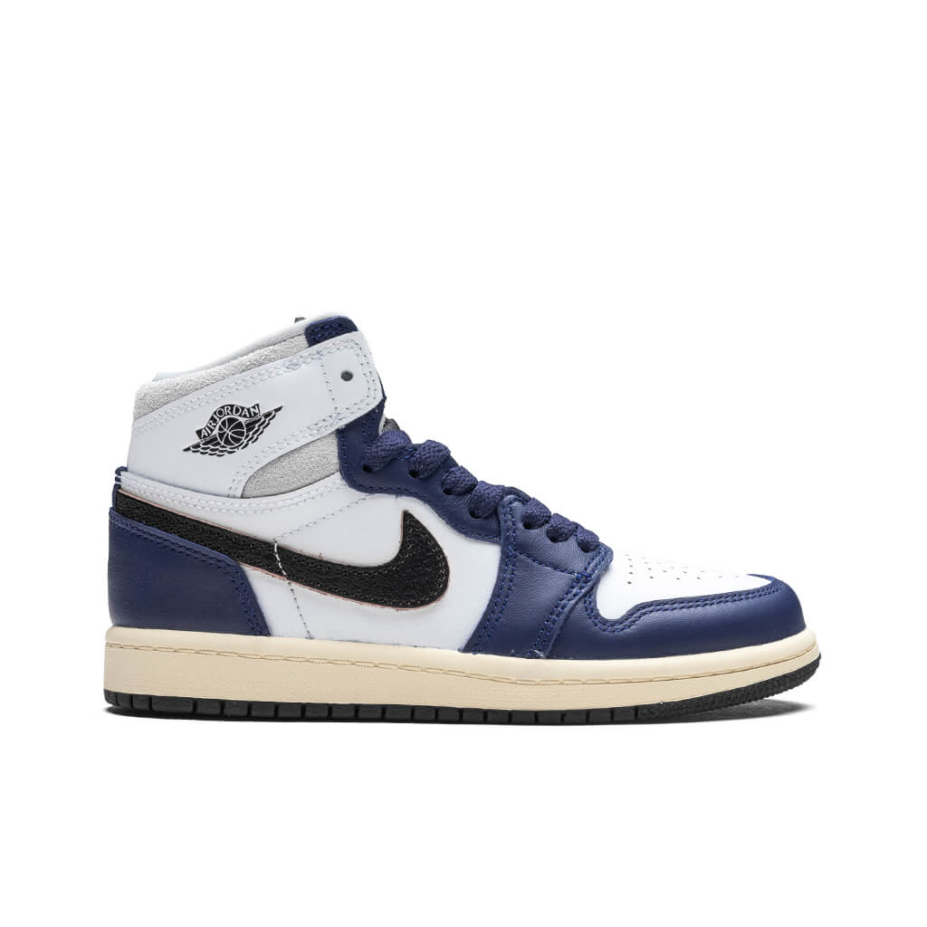 Air Jordan 1 Retro High OG Rare Air PS White Black Neutral Grey Deep Royal Blue