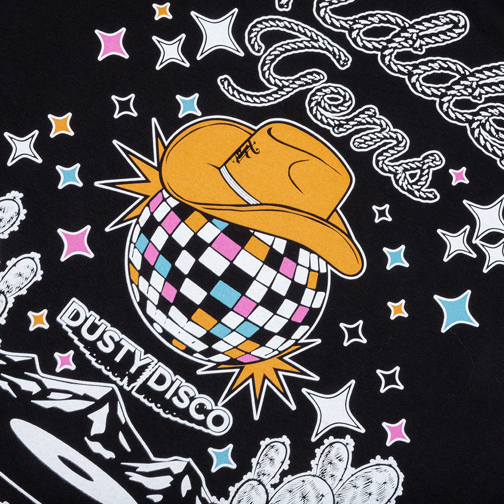 FEATURE x Good Wolf x Lets Be Friends Tee Black