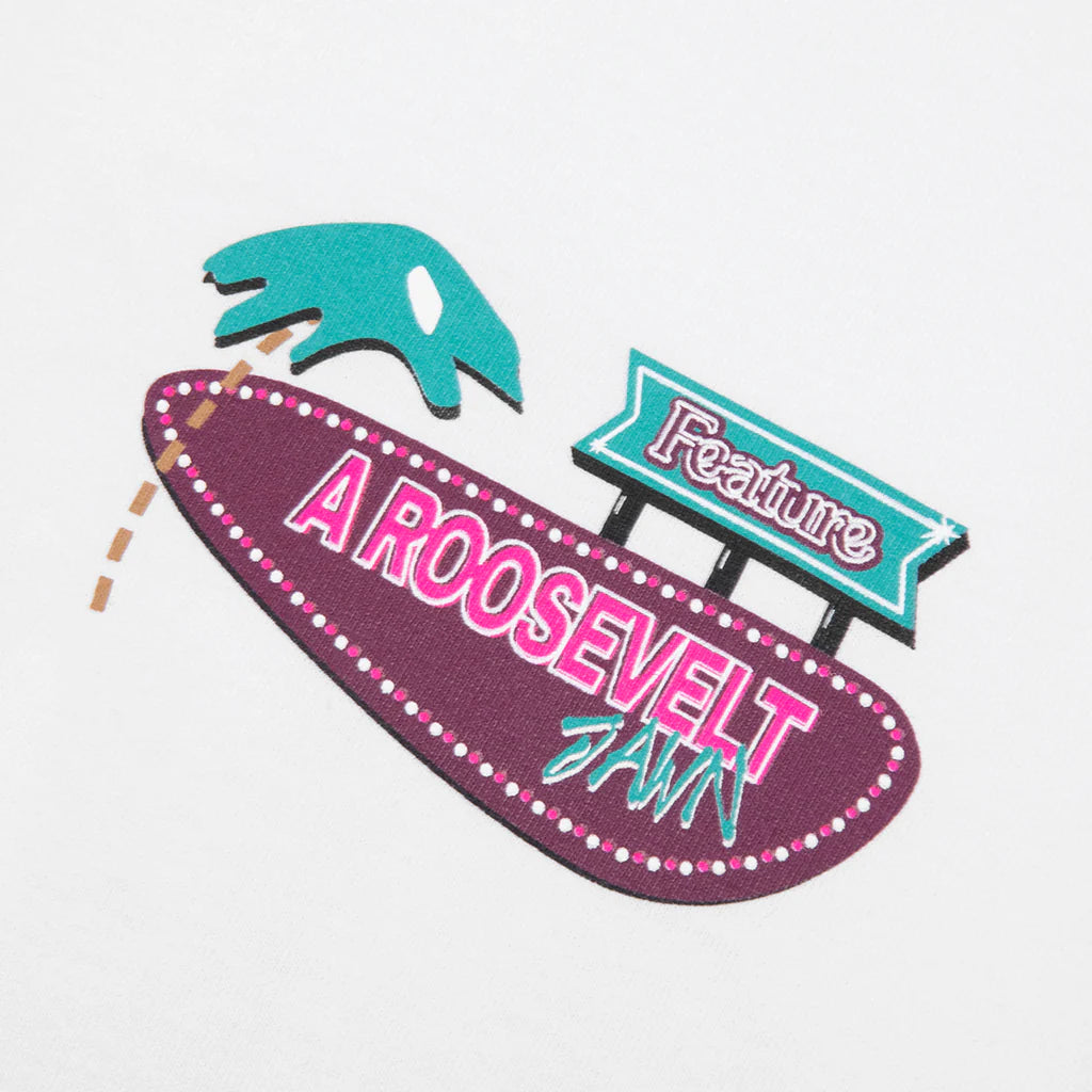 Feature x A Roosevelt Jawn Motor Inn Tee White