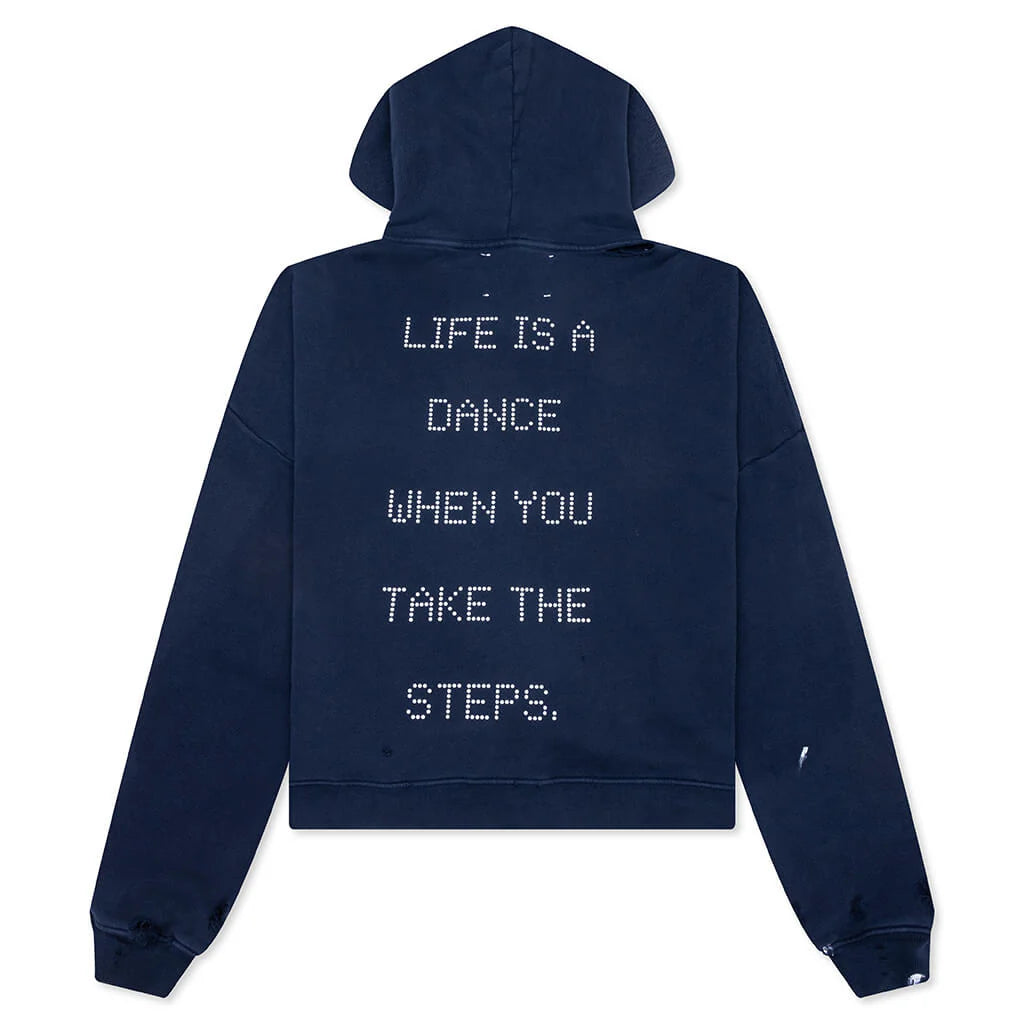 Treatment Center Zip Hooded Sweatshirt Navy