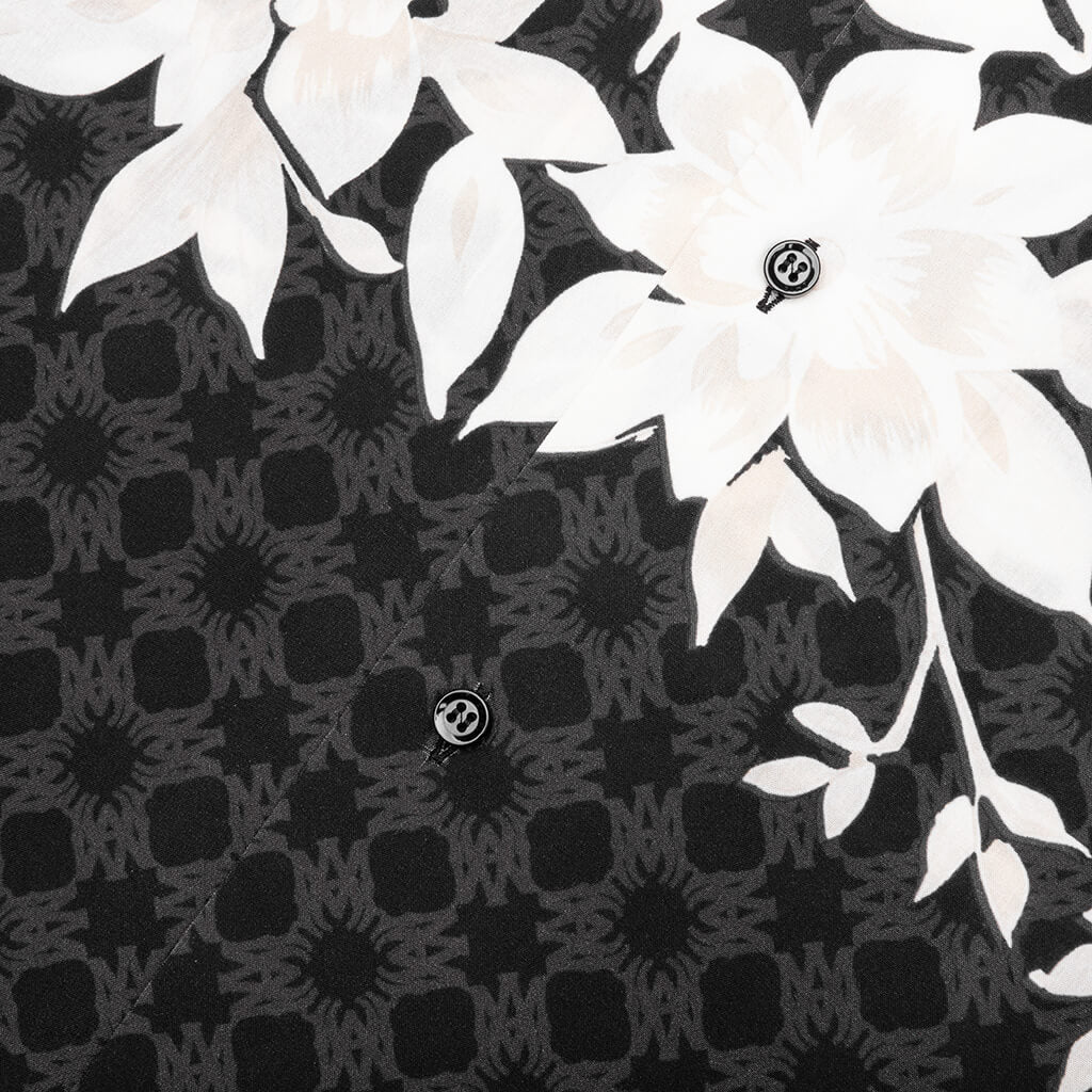 Amiri Garden Camp Shirt Black