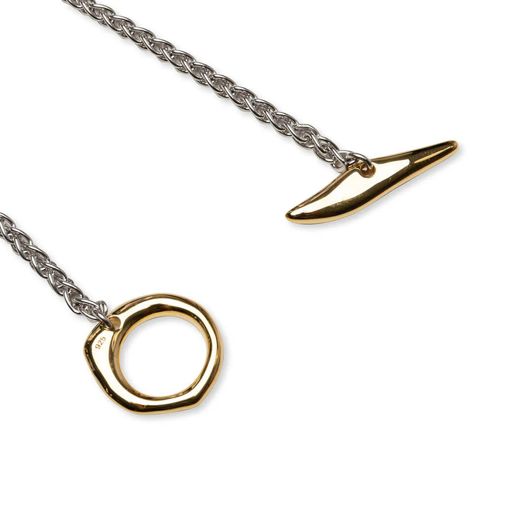 Robin Chain Duo 925 Sterling Silver 9K Gold