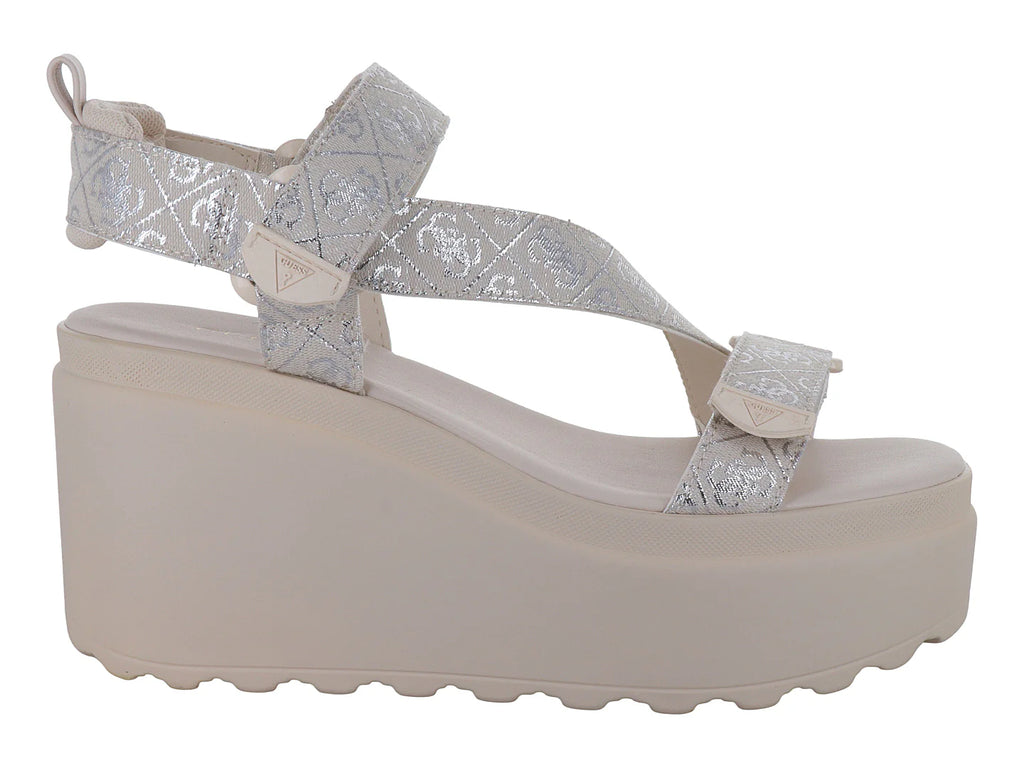 Sandalias Guess Natural de Plataforma para Mujer