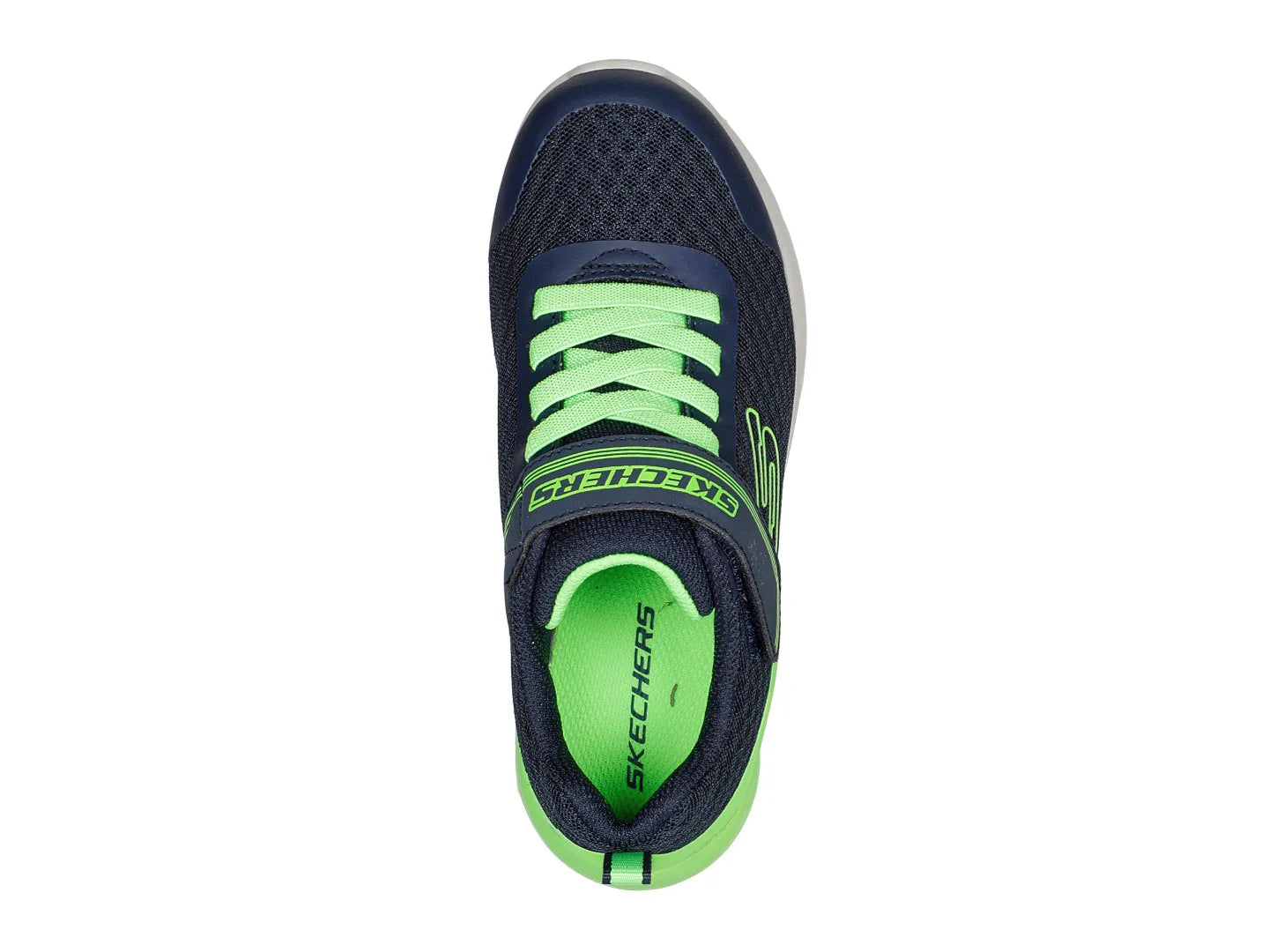 Tenis Skechers Azul Marino y Verde Lima para Niño