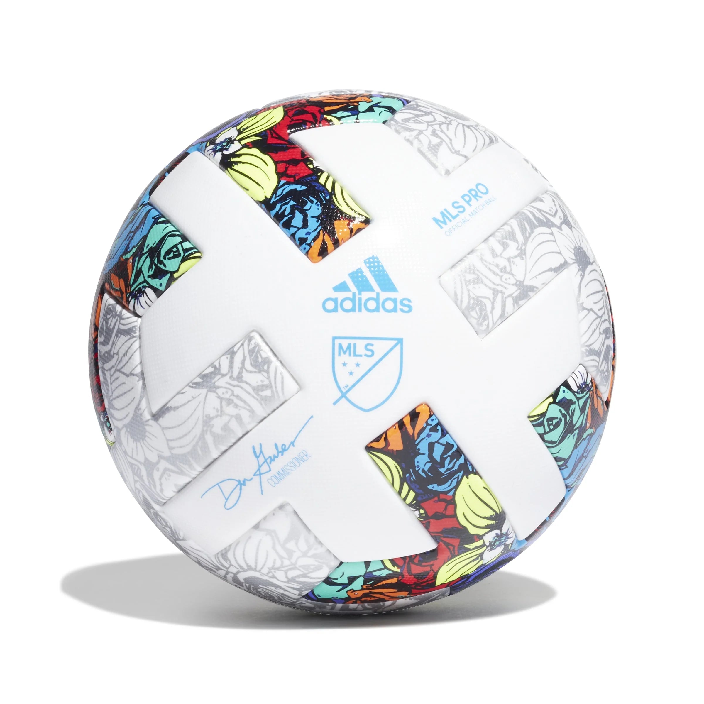 adidas MLS PRO Match Soccer Ball White Multi Color