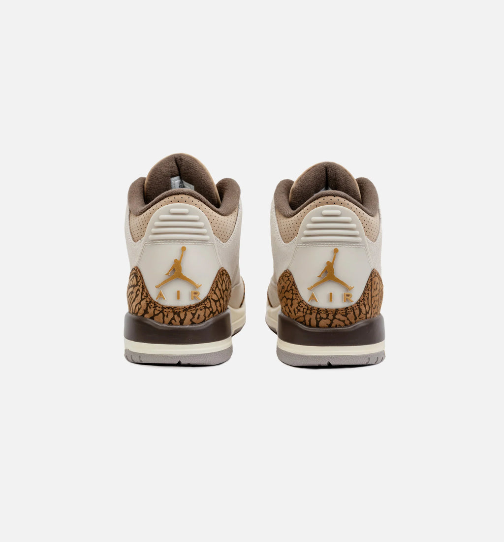 Air Jordan 3 Retro Palomino Grade School Lifestyle Shoe Light Orewood Brown Palomino