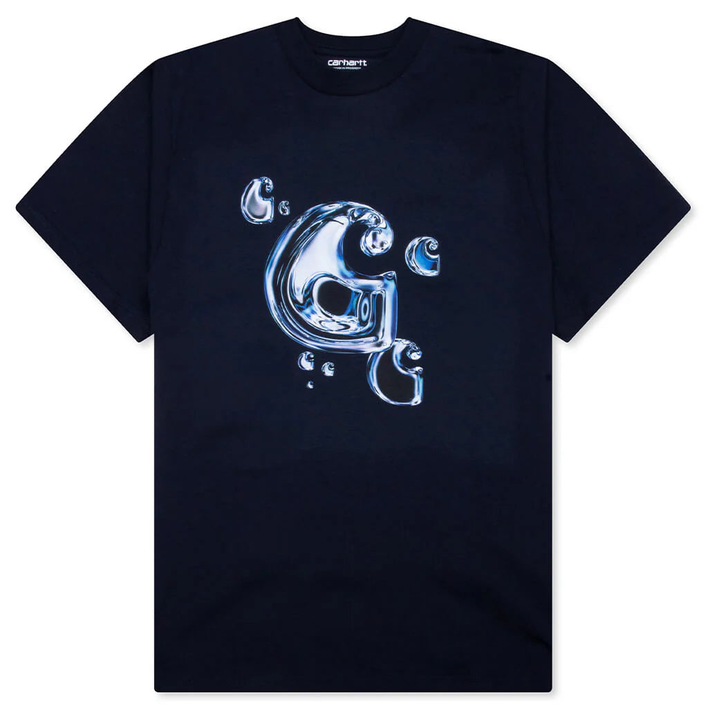 S S Solar Chrome C Logo T Shirt Dark Navy
