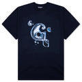 S S Solar Chrome C Logo T Shirt Dark Navy