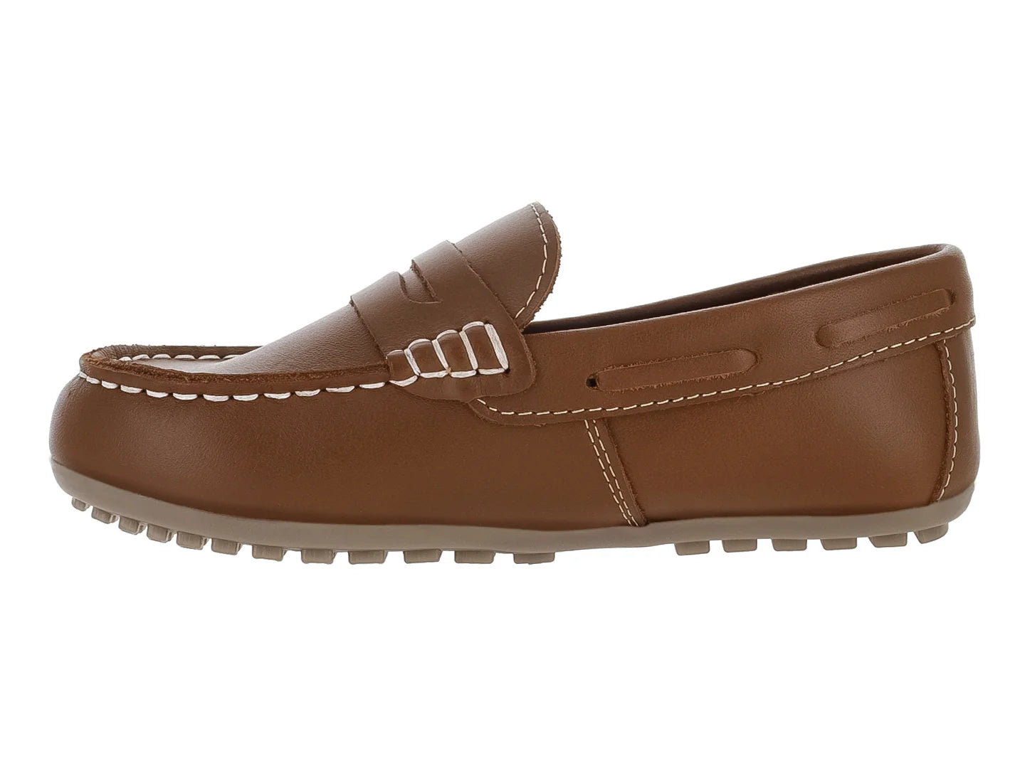 Zapatos Mocasín Coqueta Café para Niño