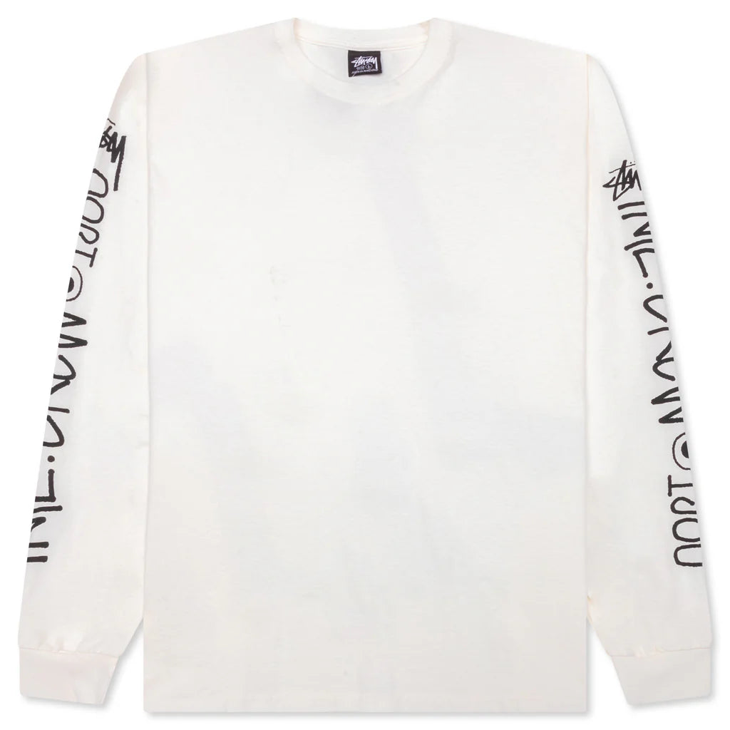 International Crew Pigment Dyed L S Tee Natural