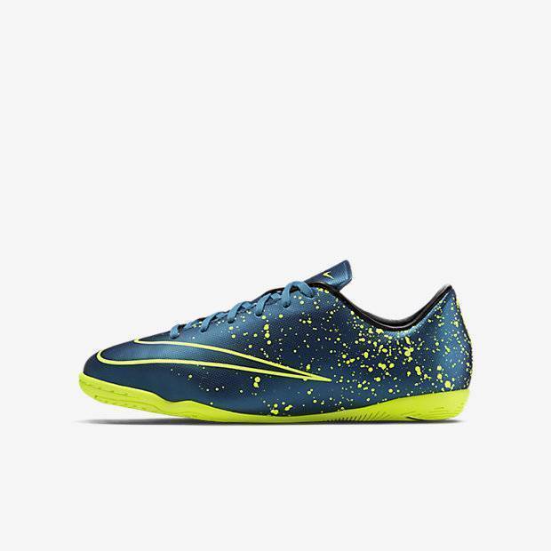 Nike JR Mercurial Victory V IC Youth Indoor Soccer Shoes Squadron Blue Black