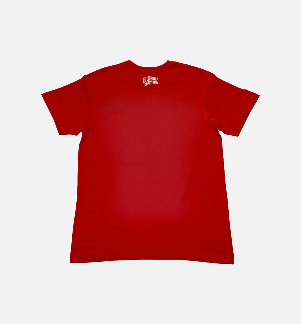 Helmet Lights Tee Mens Red