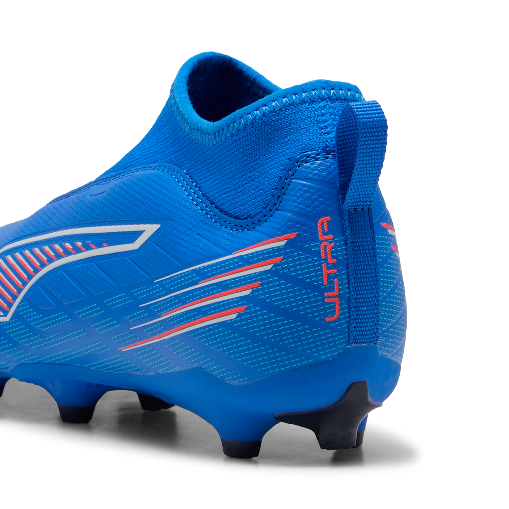 PUMA Ultra 6 Match Laceless FG AG Firm Multi Ground Kids Soccer Cleats Blue White