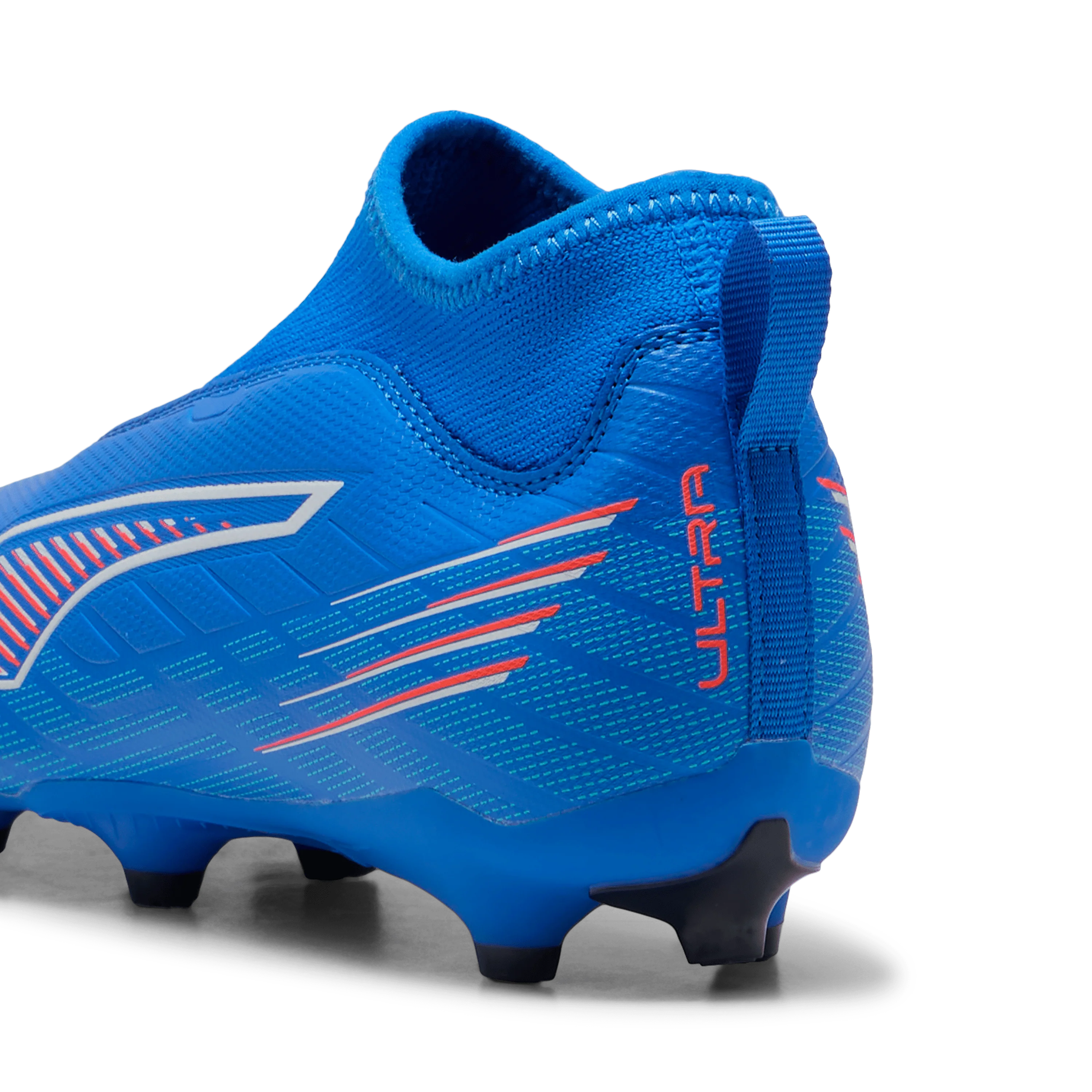 PUMA Ultra 6 Match Laceless FG AG Firm Multi Ground Kids Soccer Cleats Blue White