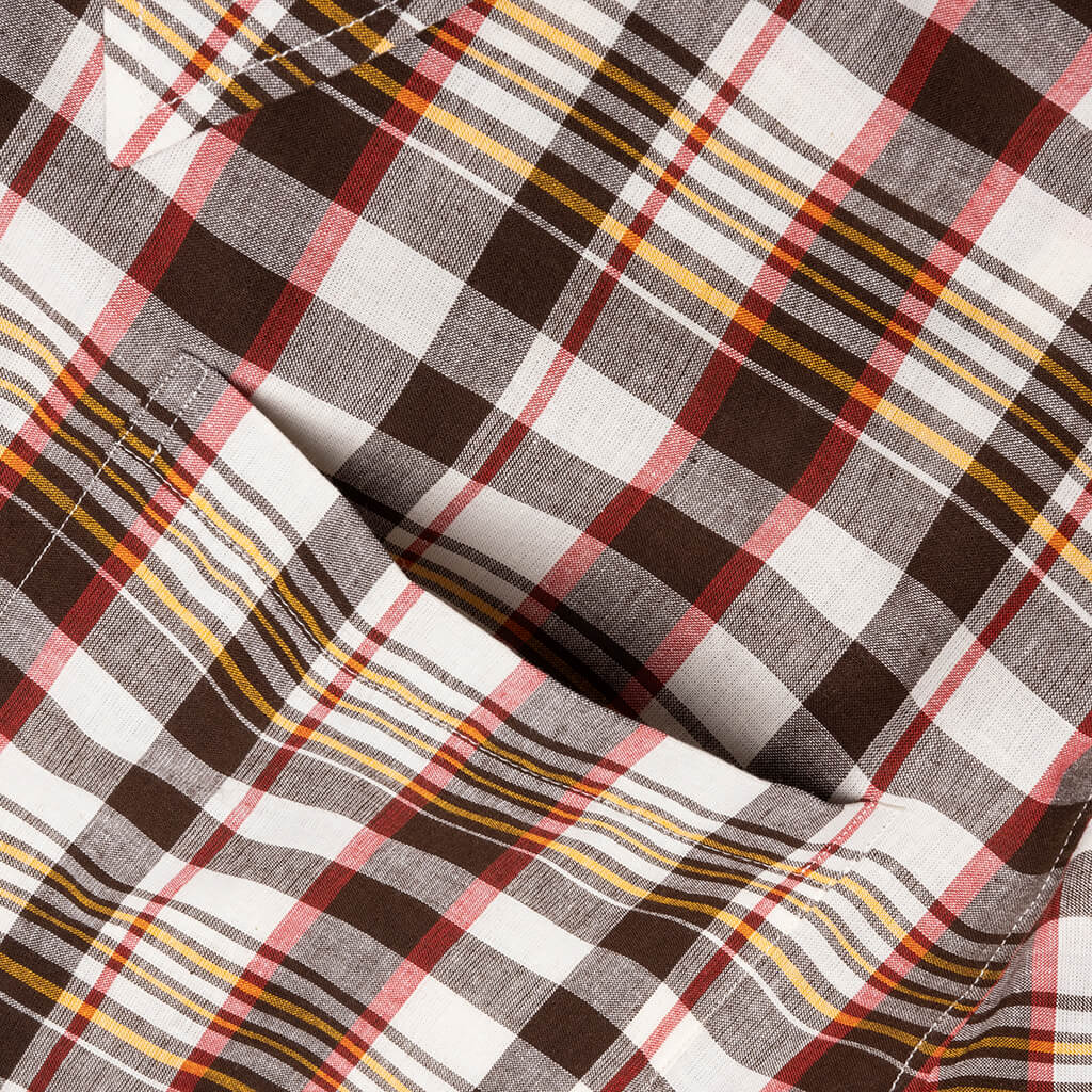 Hacienda S S Shirt Brown Check