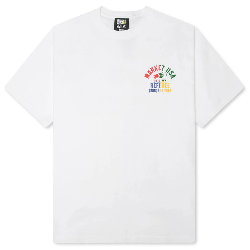 Smiley Foul Play T Shirt White