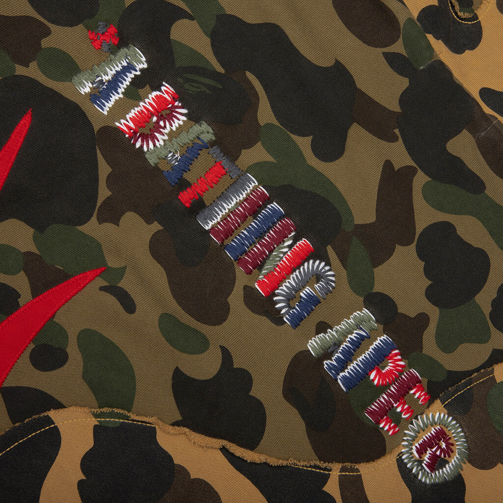 1st Camo Upcycled Relaxed Fit Full Zip Hoodie Multi