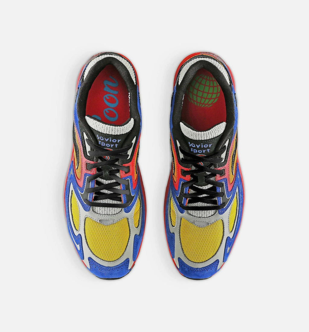 Grid Jazz 9 x Jae Tips I Love You But Im Busy Mens Lifestyle Shoe Red Blue Yellow