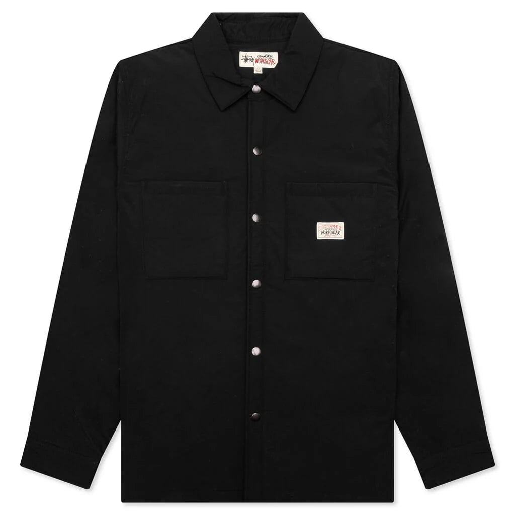 Padded Tech Over Shirt Black