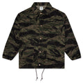 Coach Jacket Skull Quilting Tiger Camo