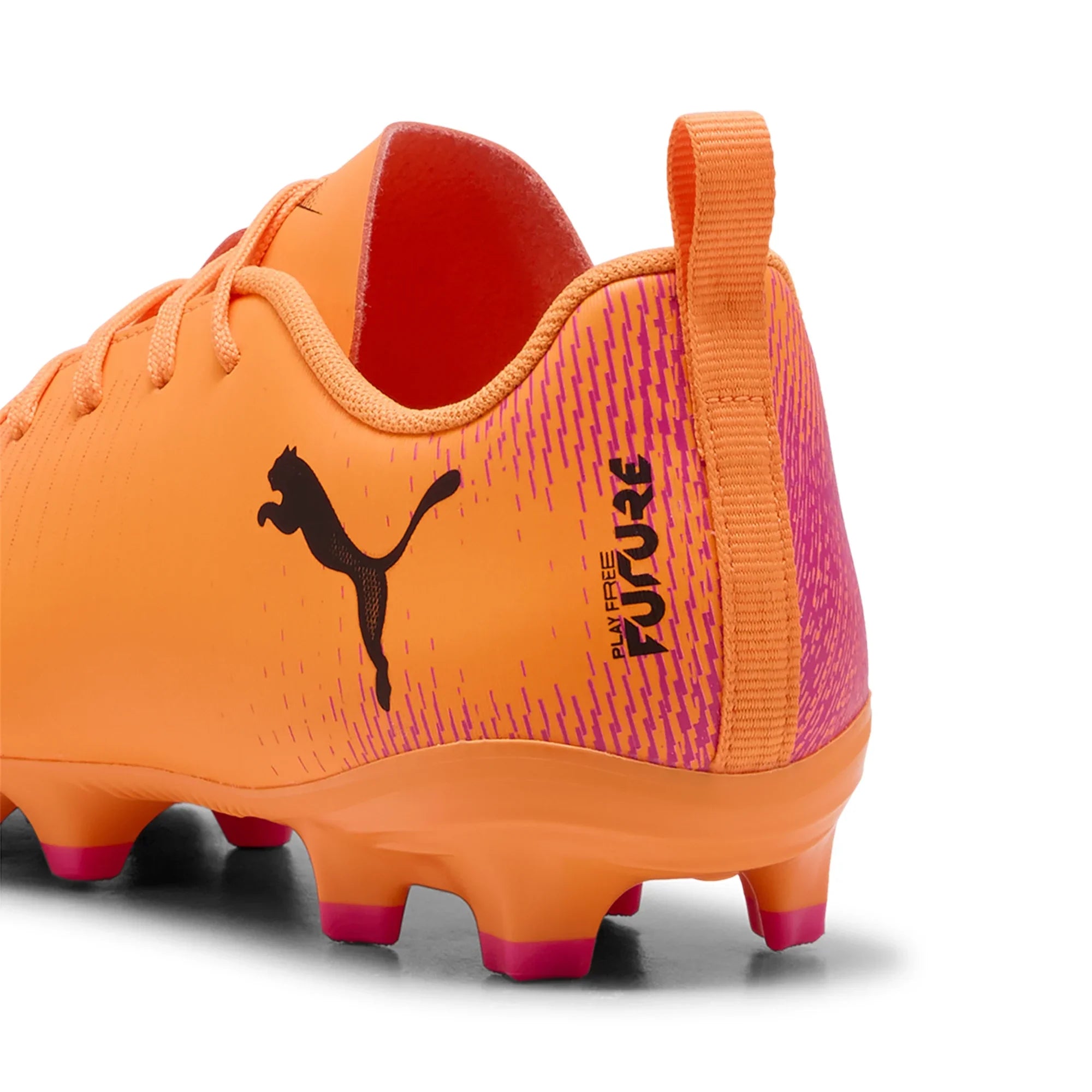 PUMA Future 8 Play FG AG Youth Soccer Cleats Orange Black