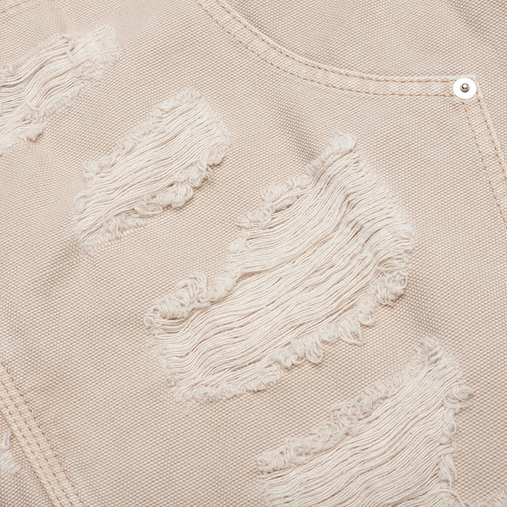 Destroyed Carpenter Pant Off White