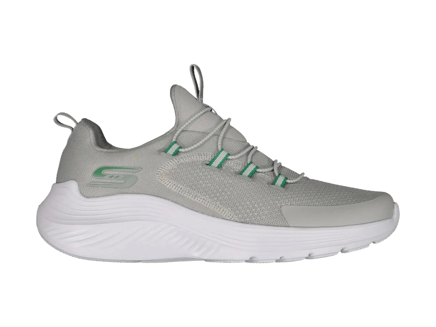 Tenis Skechers BOBS Squad Waves Gris para Mujer