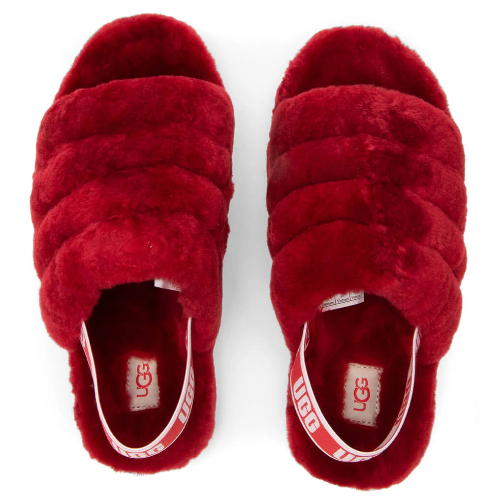 Kids Fluff Yeah Slide Ribbon Red