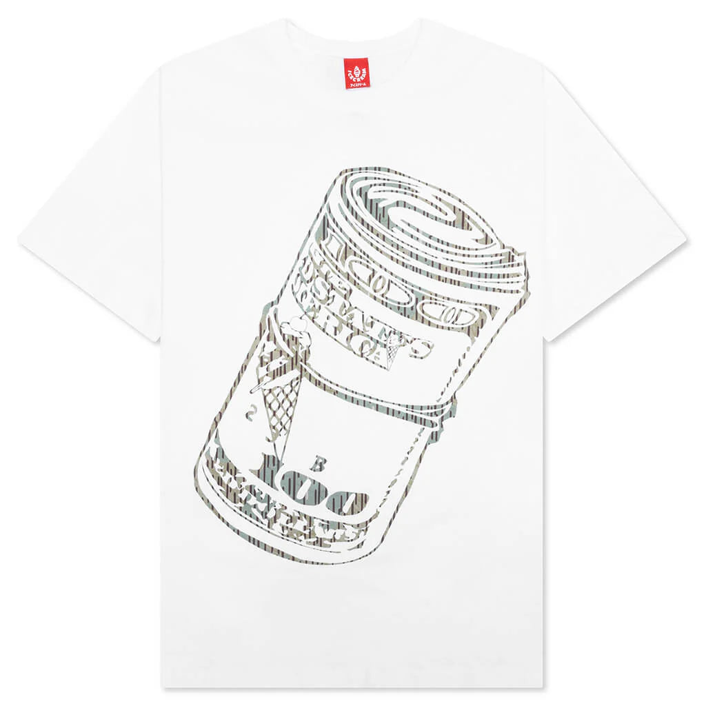 Stash S S Tee White