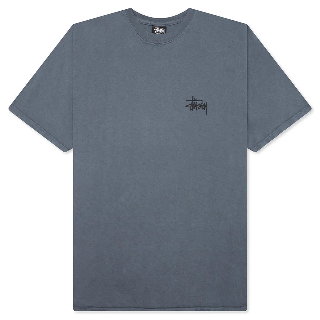 Basic Stussy Pig Dyed Tee Indigo