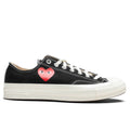 Converse x Comme Des Garcons PLAY All Star Chuck 70 Ox Small Red Heart Black