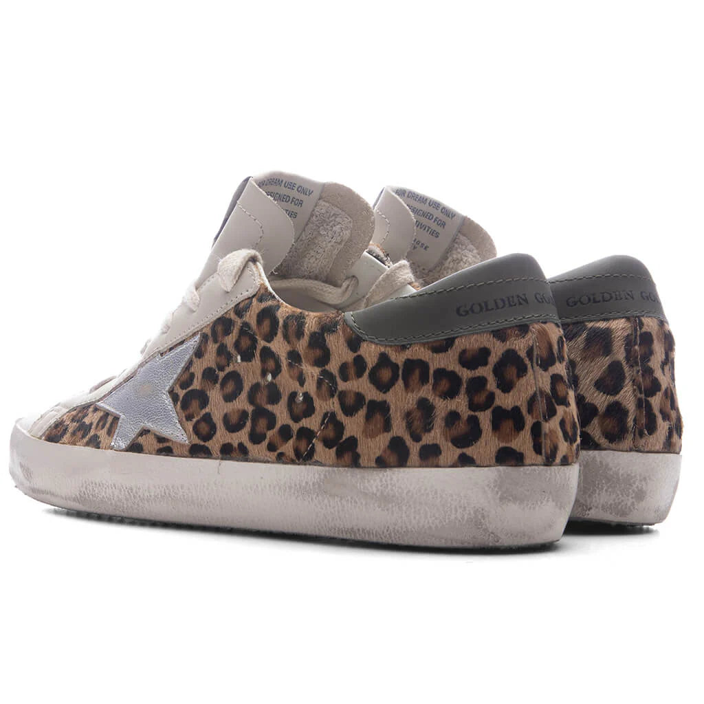 Womens Super Star Beige Brown Black Silver Olive