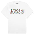 Studded Logo Tee White