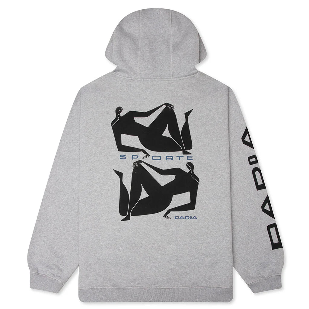 Parra Sporte Hooded Sweatshirt Heather Grey