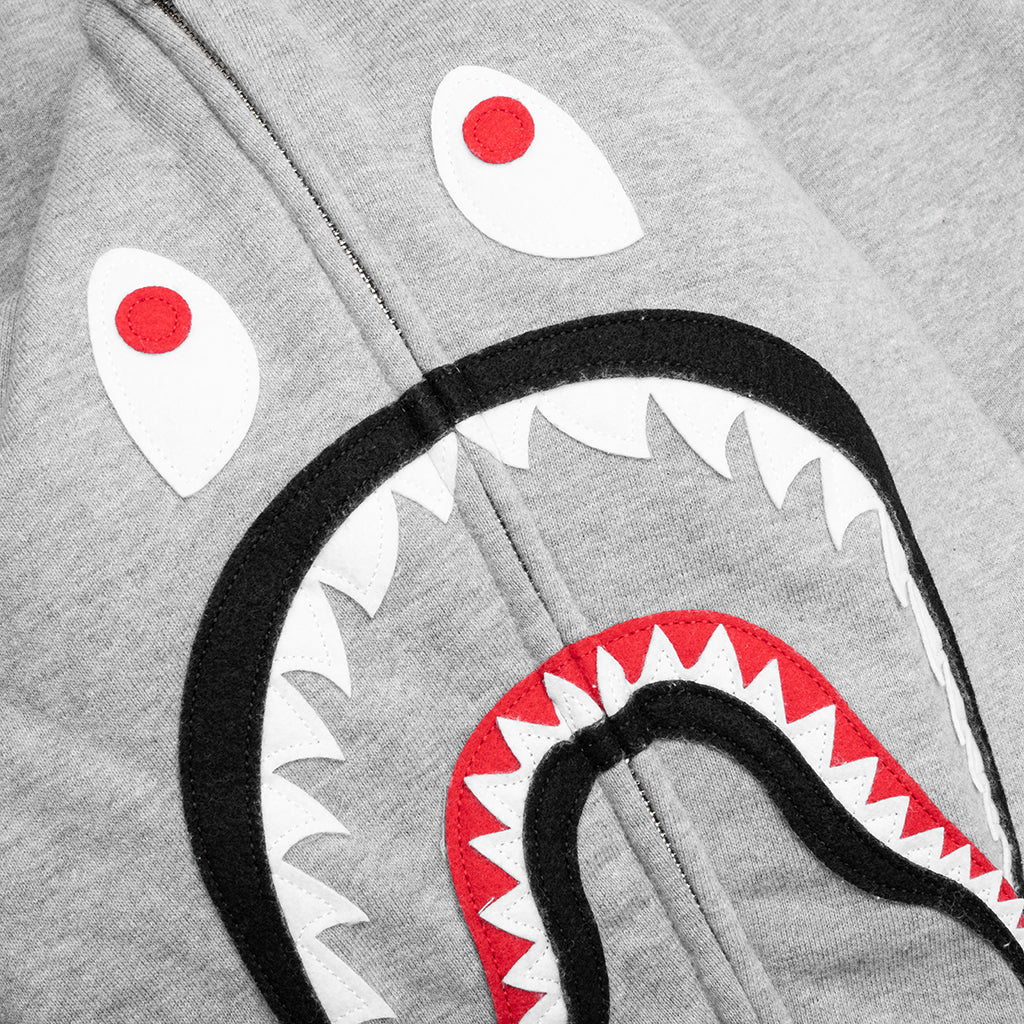 2nd Shark Full Zip Hoodie Gray