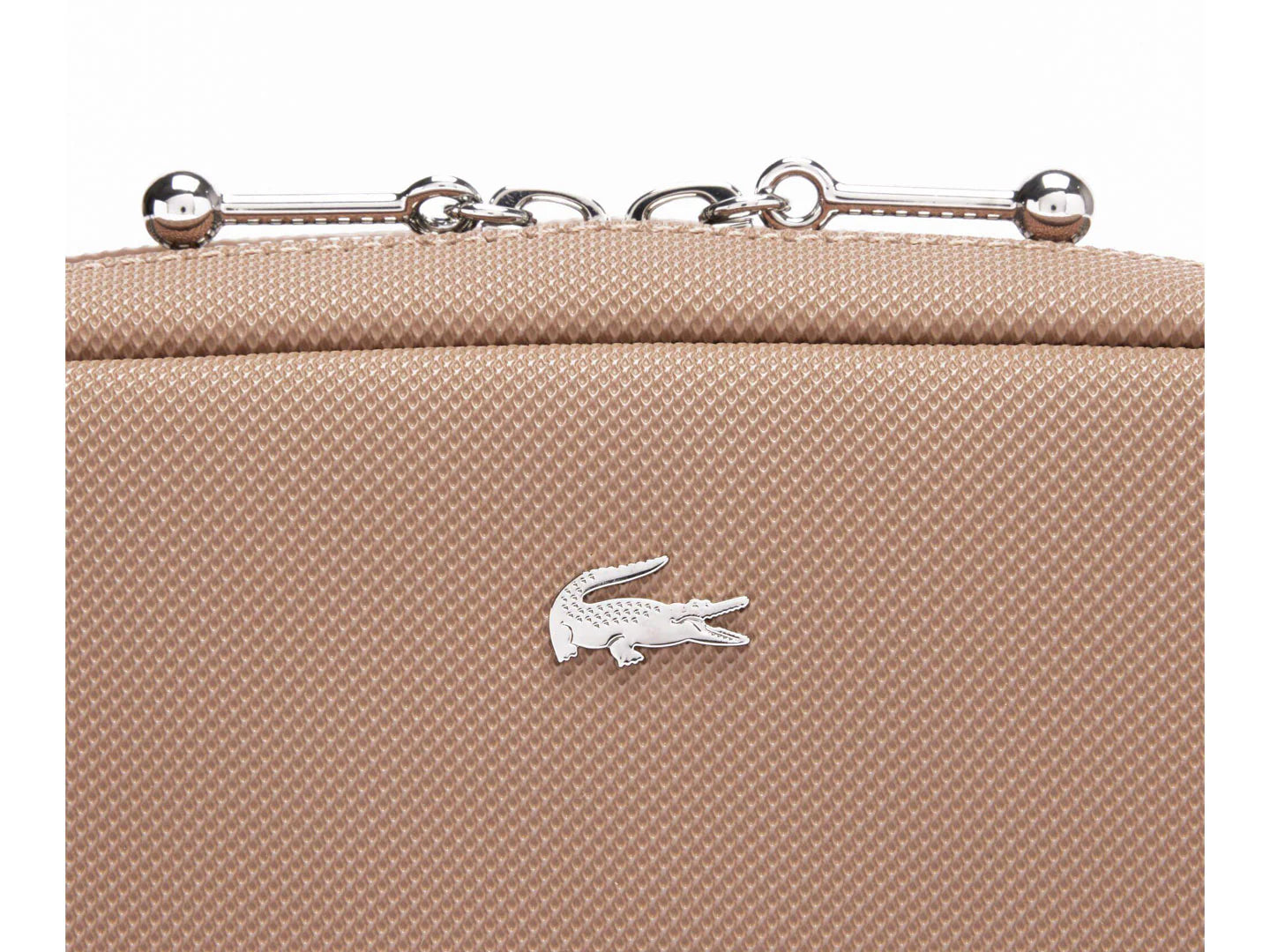 Bolso Crossbody Lacoste Beige para Mujer