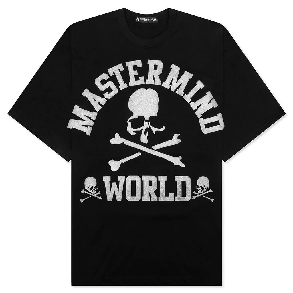 College Logo Tee Black