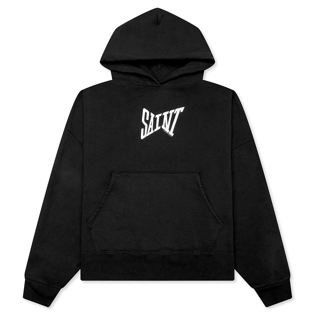 Ribon Saint Hoodie Black
