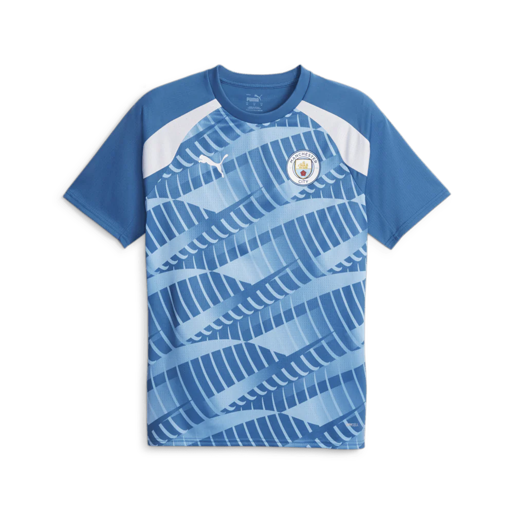 PUMA Manchester City Prematch Short Sleeve Jersey