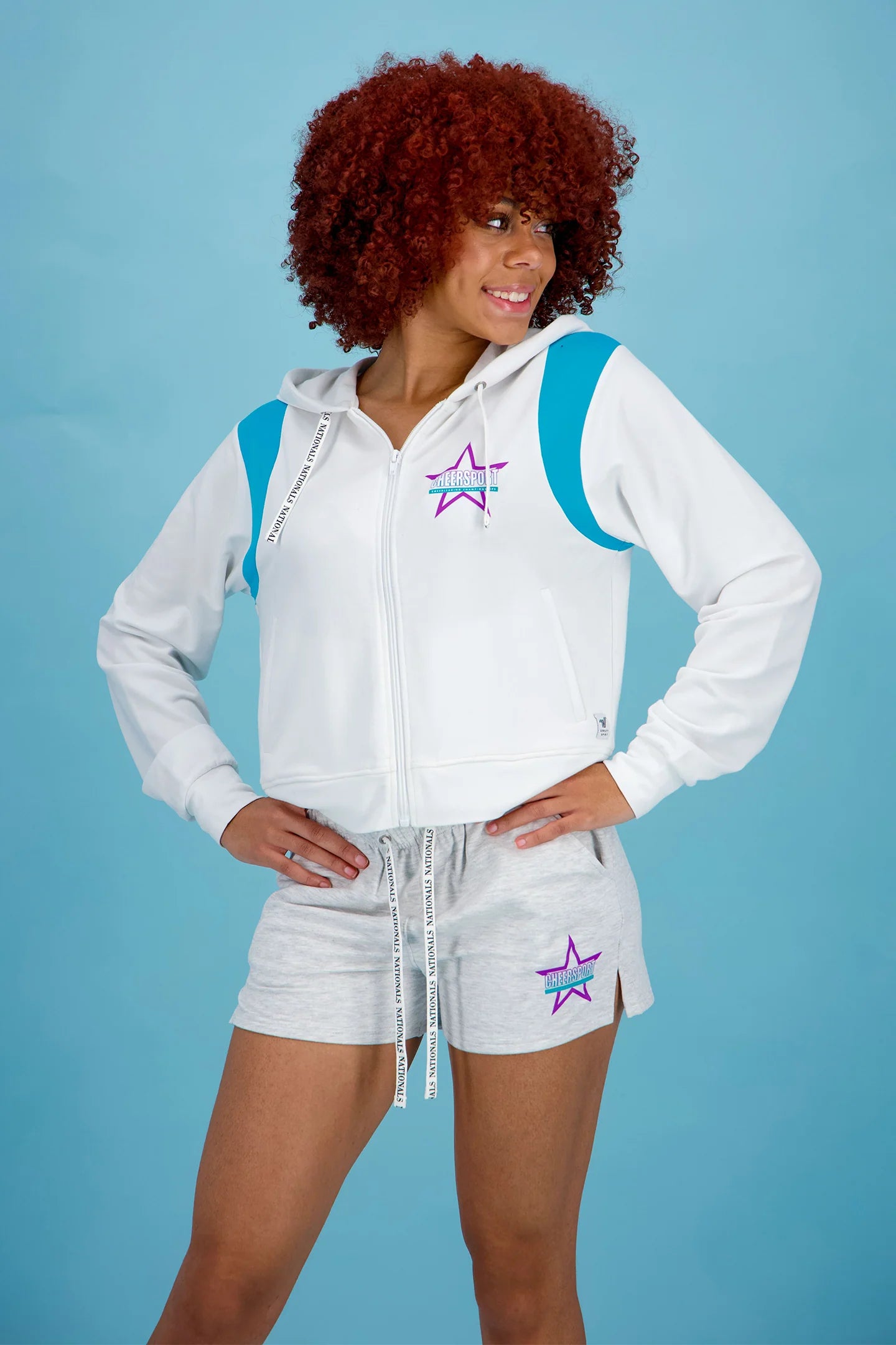 Cheersport Crop Full Zip Hoodie
