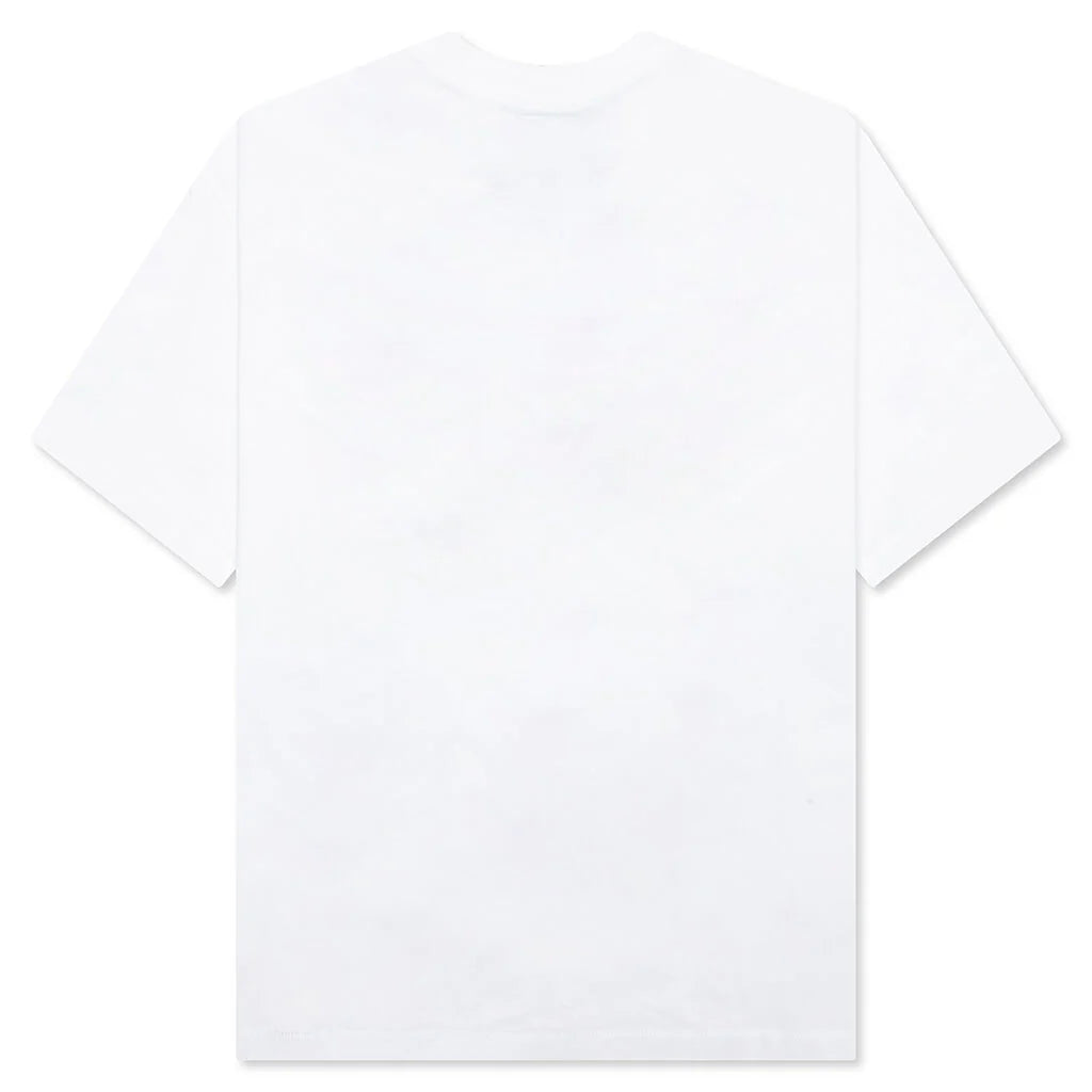 Smiley Masked T Shirt White
