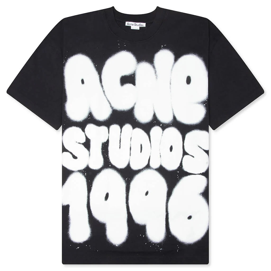 1996 Sprayed T Shirt Black White