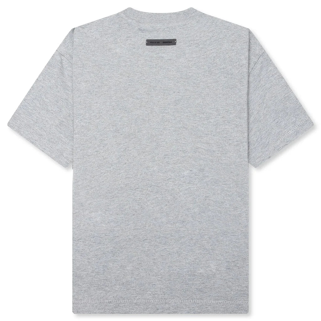 Kids Classic Crew Neck T Shirt Concrete Heather