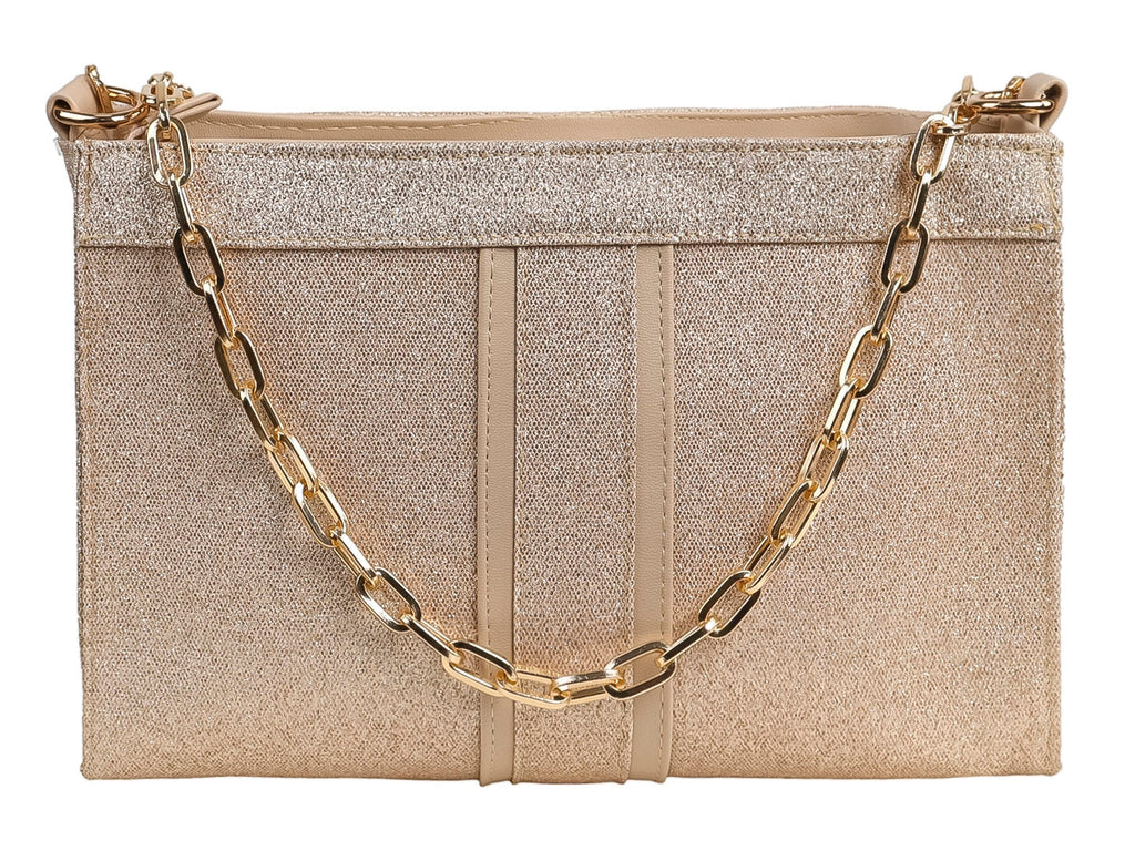 Bolso de Hombro Ferretina Oro para Mujer
