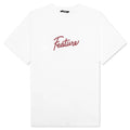Script Tee Optic White